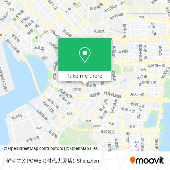 鲜动力X·POWER(时代大厦店) map