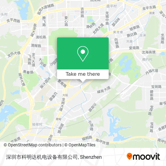 深圳市科明达机电设备有限公司 map