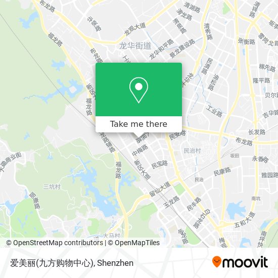 爱美丽(九方购物中心) map
