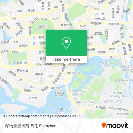深物业皇御苑-E门 map