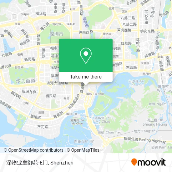 深物业皇御苑-E门 map