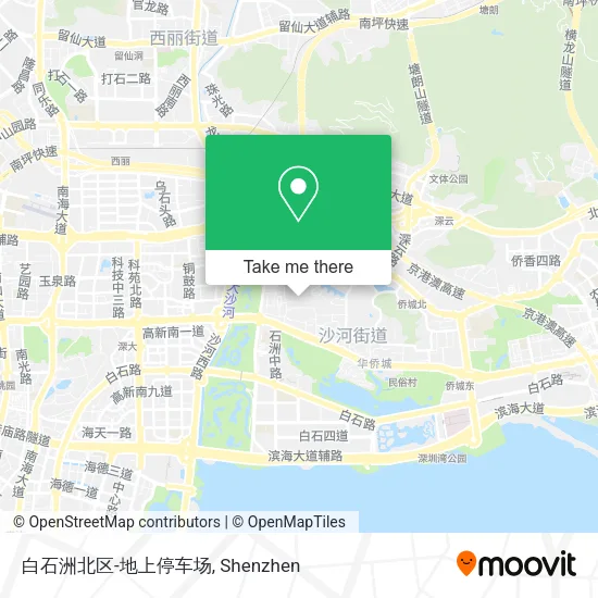 白石洲北区-地上停车场 map
