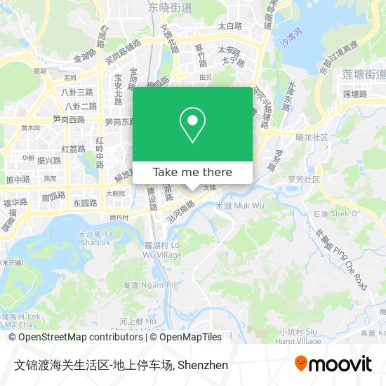 文锦渡海关生活区-地上停车场 map