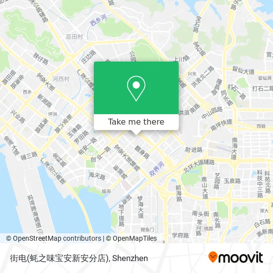 街电(蚝之味宝安新安分店) map