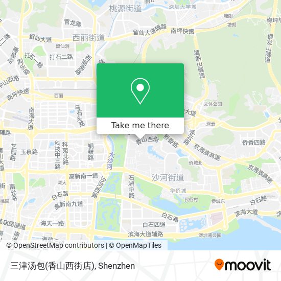 三津汤包(香山西街店) map