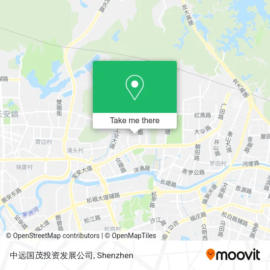 中远国茂投资发展公司 map
