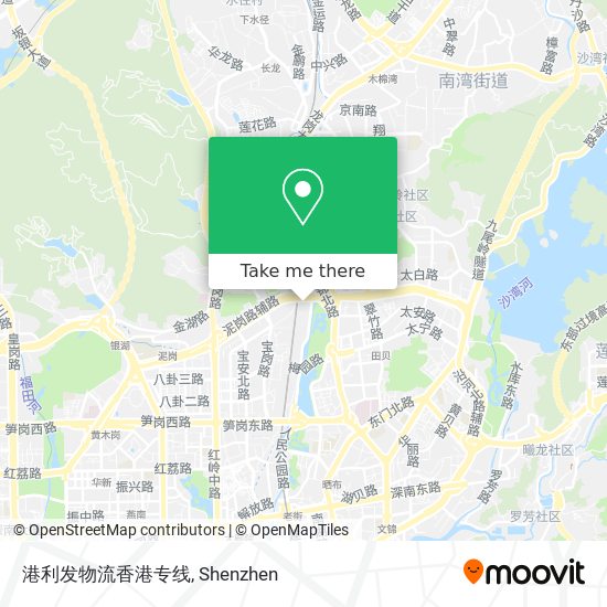 港利发物流香港专线 map