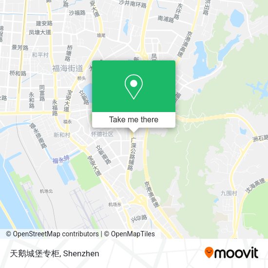 天鹅城堡专柜 map