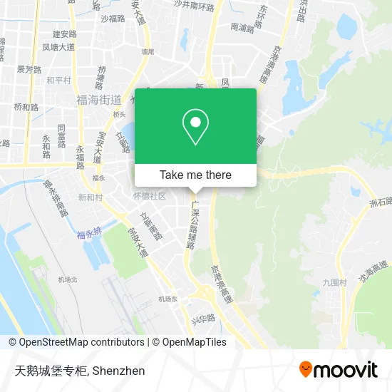 天鹅城堡专柜 map