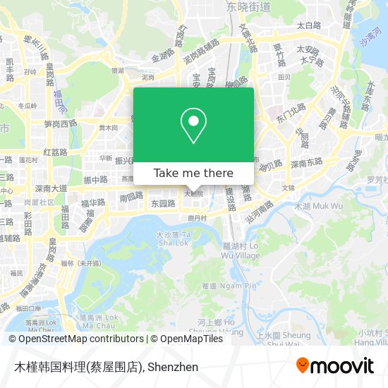 木槿韩国料理(蔡屋围店) map