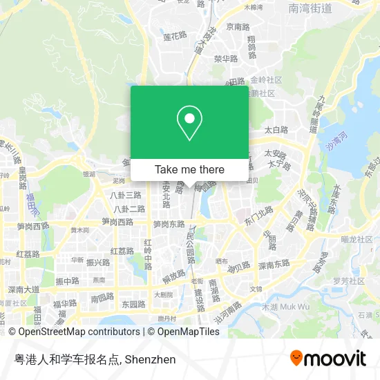 粤港人和学车报名点 map