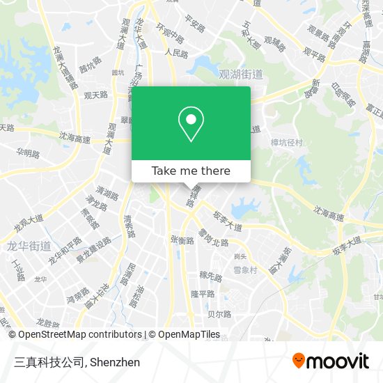 三真科技公司 map