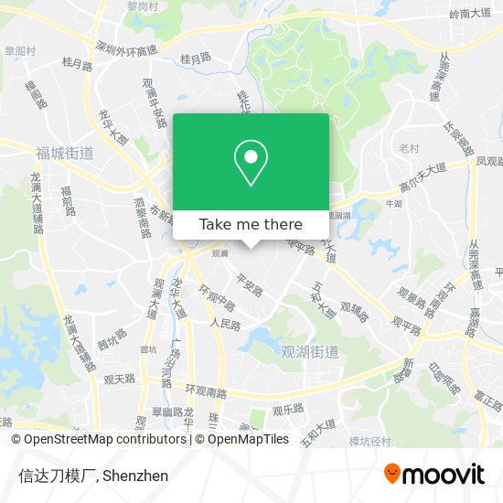 信达刀模厂 map