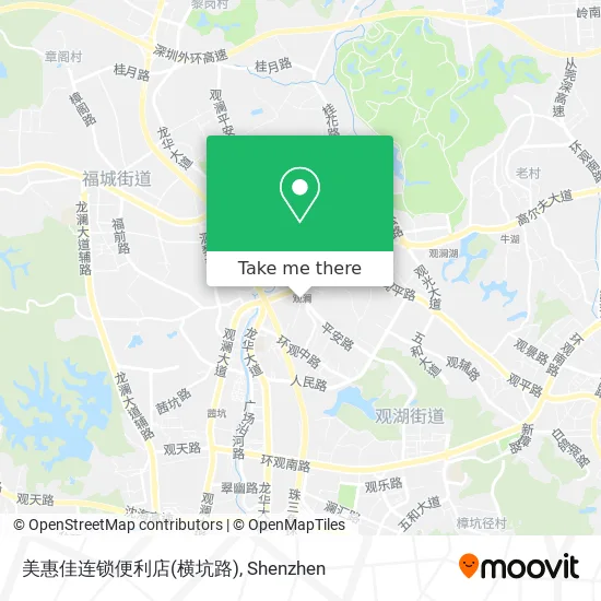 美惠佳连锁便利店(横坑路) map