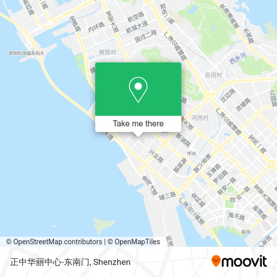 正中华丽中心-东南门 map