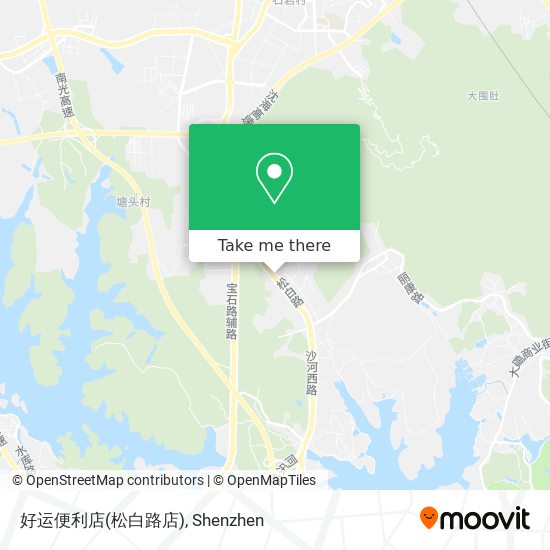 好运便利店(松白路店) map