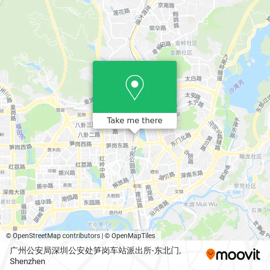 广州公安局深圳公安处笋岗车站派出所-东北门 map