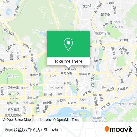 粉面联盟(八卦岭店) map