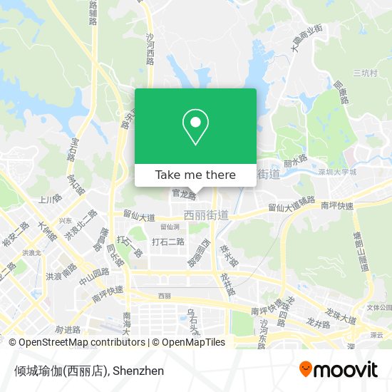 倾城瑜伽(西丽店) map
