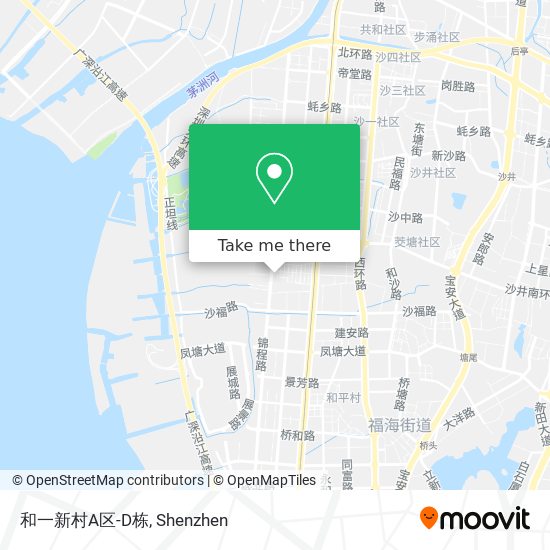 和一新村A区-D栋 map