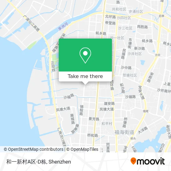 和一新村A区-D栋 map