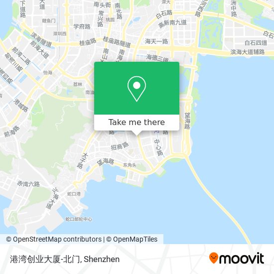 港湾创业大厦-北门 map