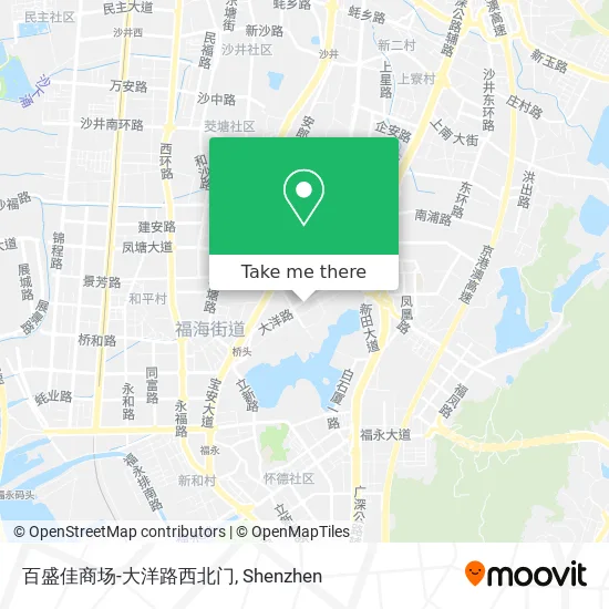 百盛佳商场-大洋路西北门 map