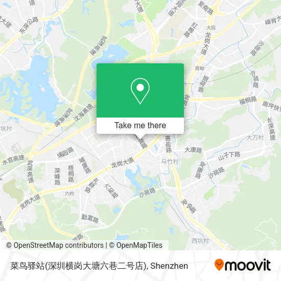 菜鸟驿站(深圳横岗大塘六巷二号店) map