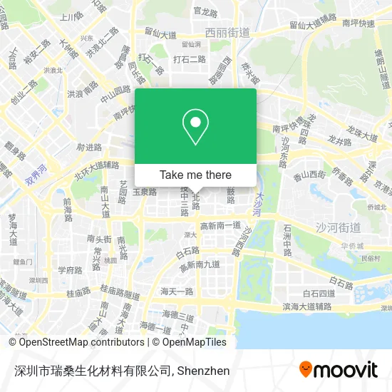 深圳市瑞桑生化材料有限公司 map