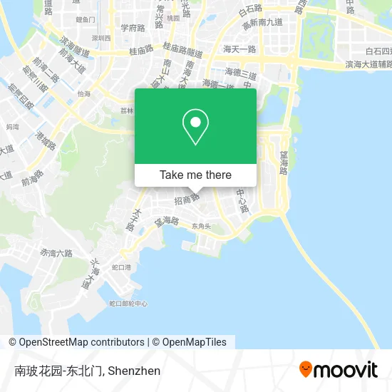 南玻花园-东北门 map