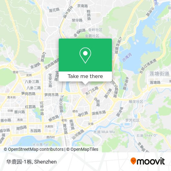 华鹿园-1栋 map