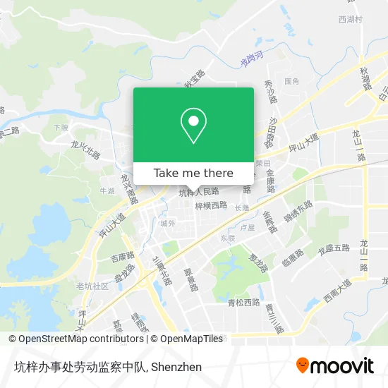 坑梓办事处劳动监察中队 map