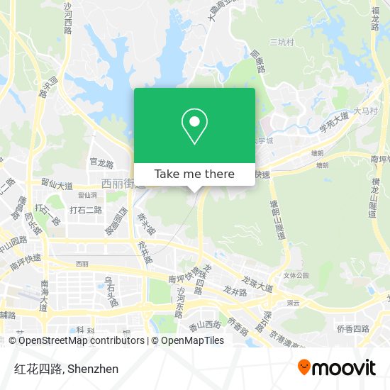红花四路 map