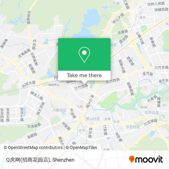 Q房网(招商花园店) map