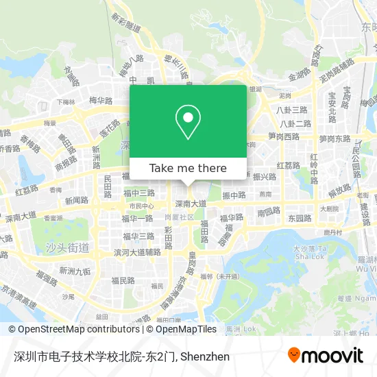 深圳市电子技术学校北院-东2门 map
