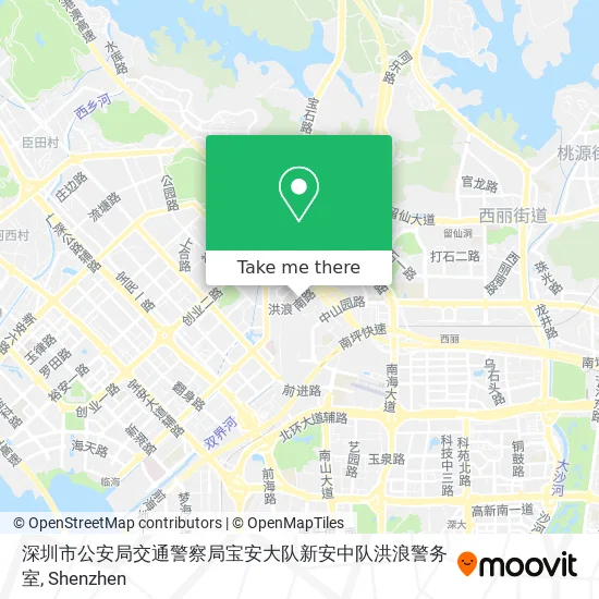 深圳市公安局交通警察局宝安大队新安中队洪浪警务室 map