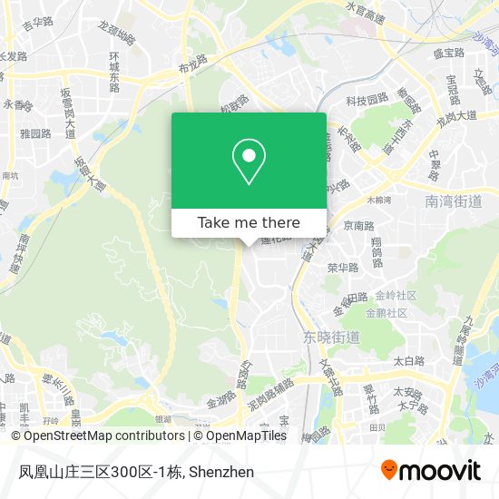 凤凰山庄三区300区-1栋 map