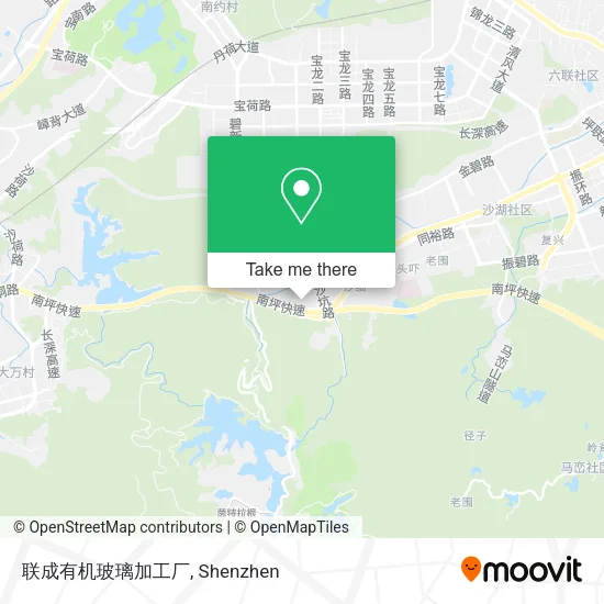 联成有机玻璃加工厂 map