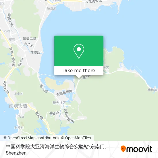 中国科学院大亚湾海洋生物综合实验站-东南门 map