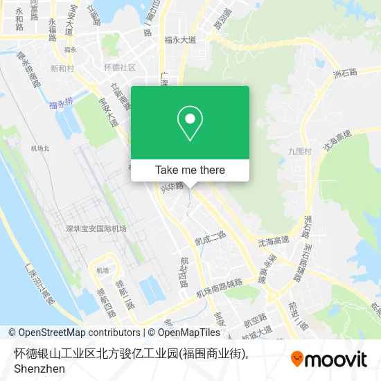 怀德银山工业区北方骏亿工业园(福围商业街) map