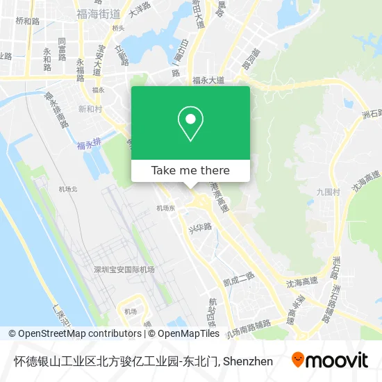 怀德银山工业区北方骏亿工业园-东北门 map
