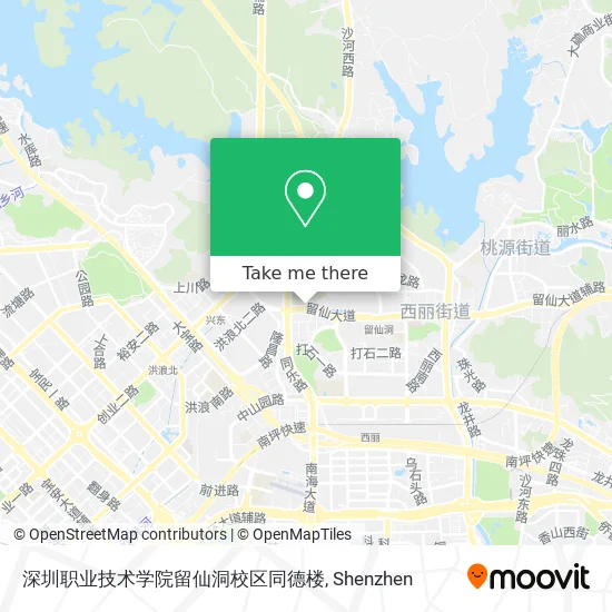深圳职业技术学院留仙洞校区同德楼 map