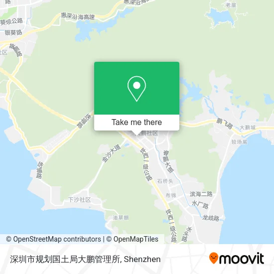 深圳市规划国土局大鹏管理所 map