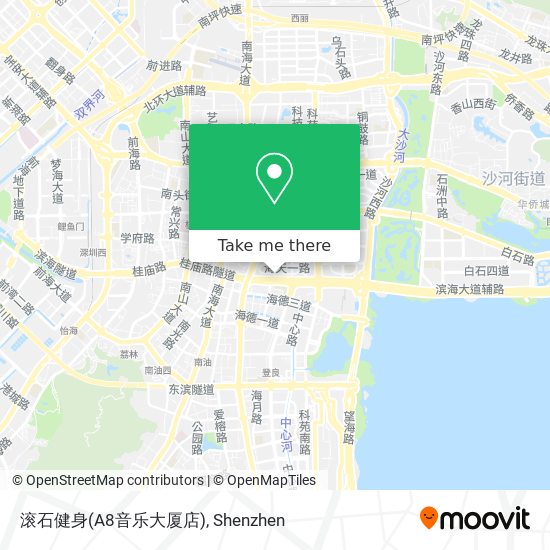 滚石健身(A8音乐大厦店) map