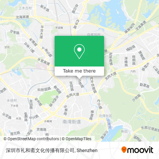 深圳市礼和斋文化传播有限公司 map