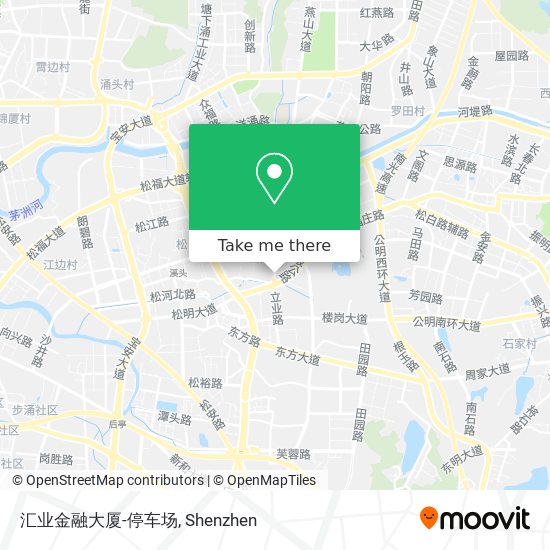 汇业金融大厦-停车场 map
