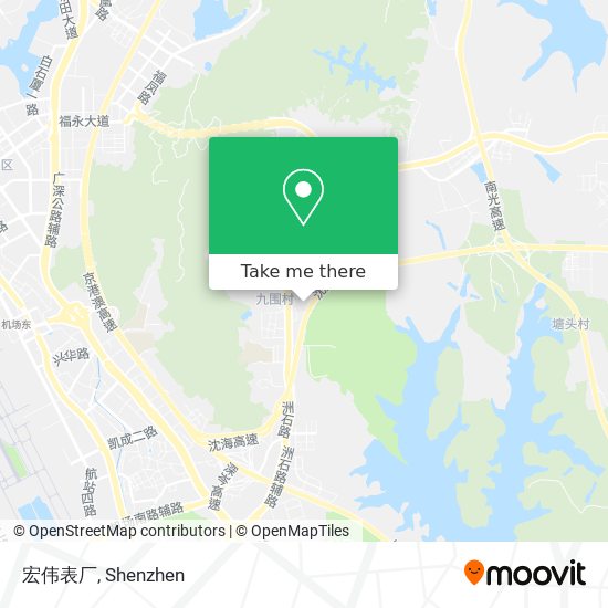 宏伟表厂 map