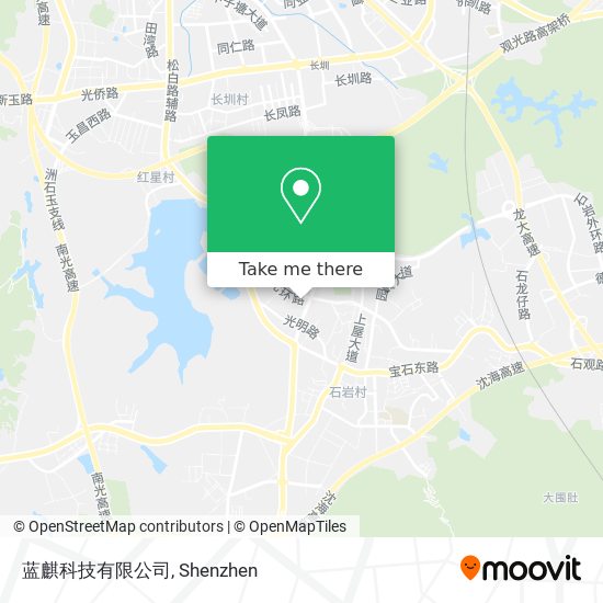 蓝麒科技有限公司 map