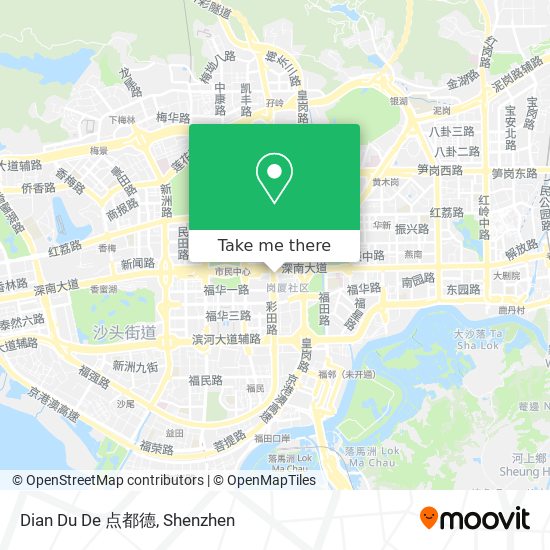 Dian Du De 点都德 map
