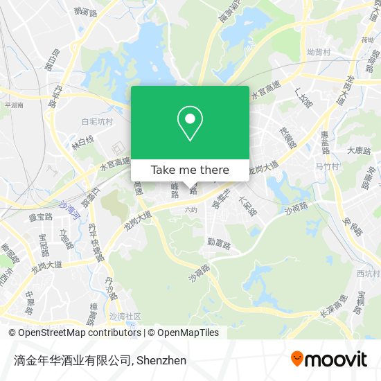 滴金年华酒业有限公司 map